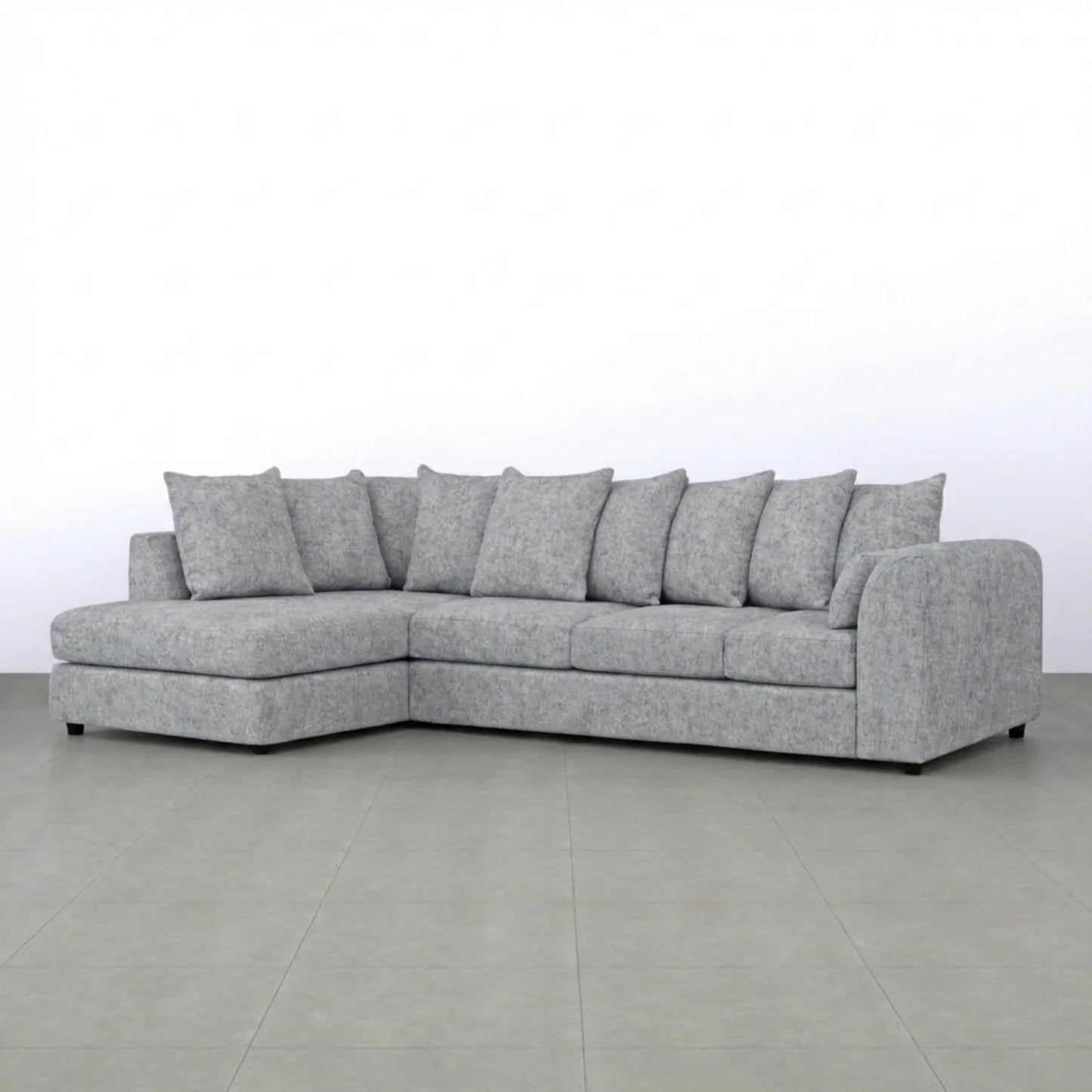 XL Left Hand Facing Light Grey