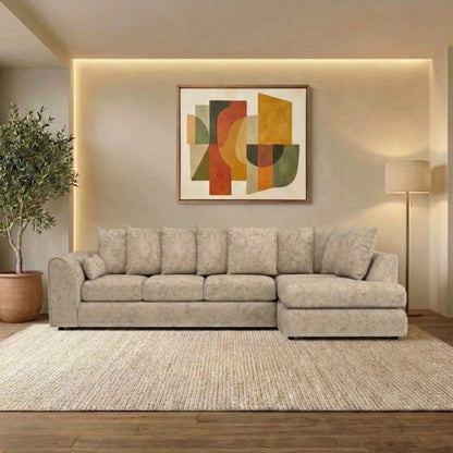 XL Right Hand Facing Beige