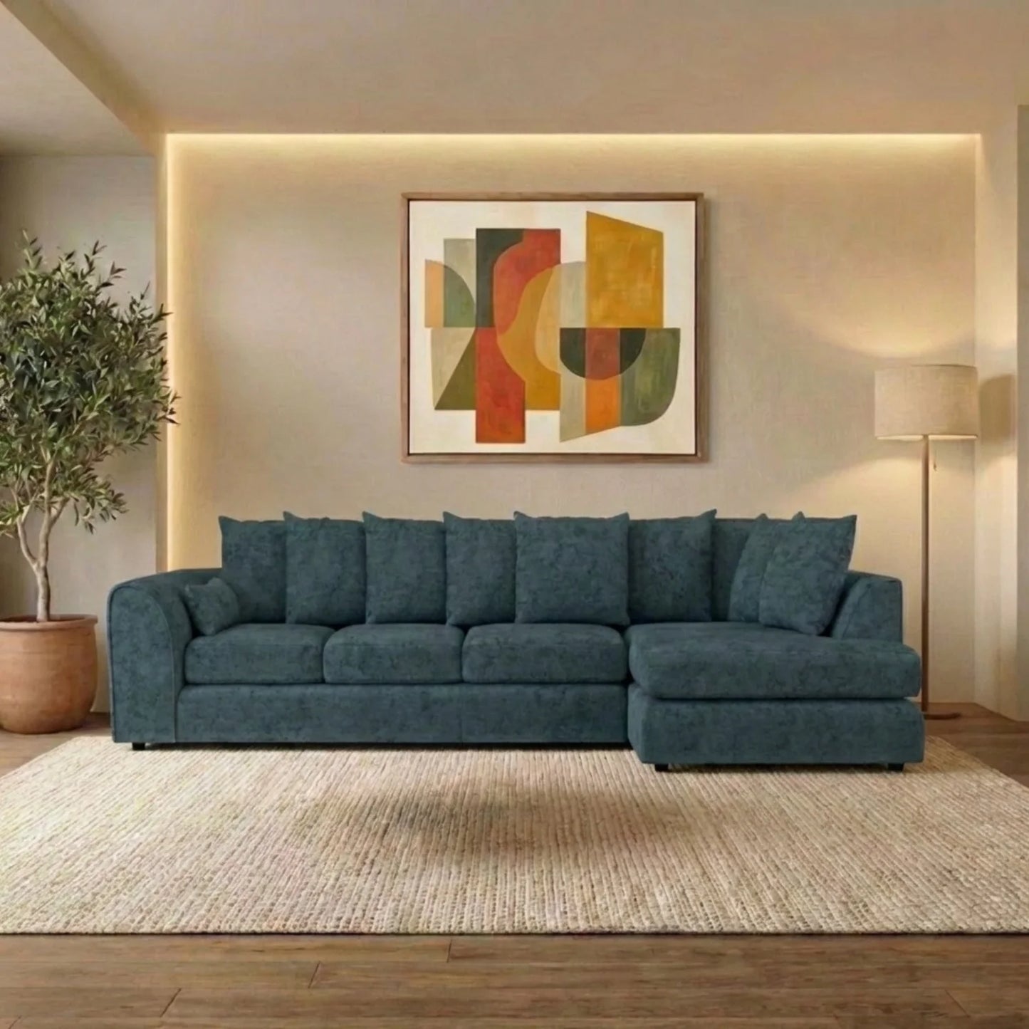 XL Right Hand Facing Teal