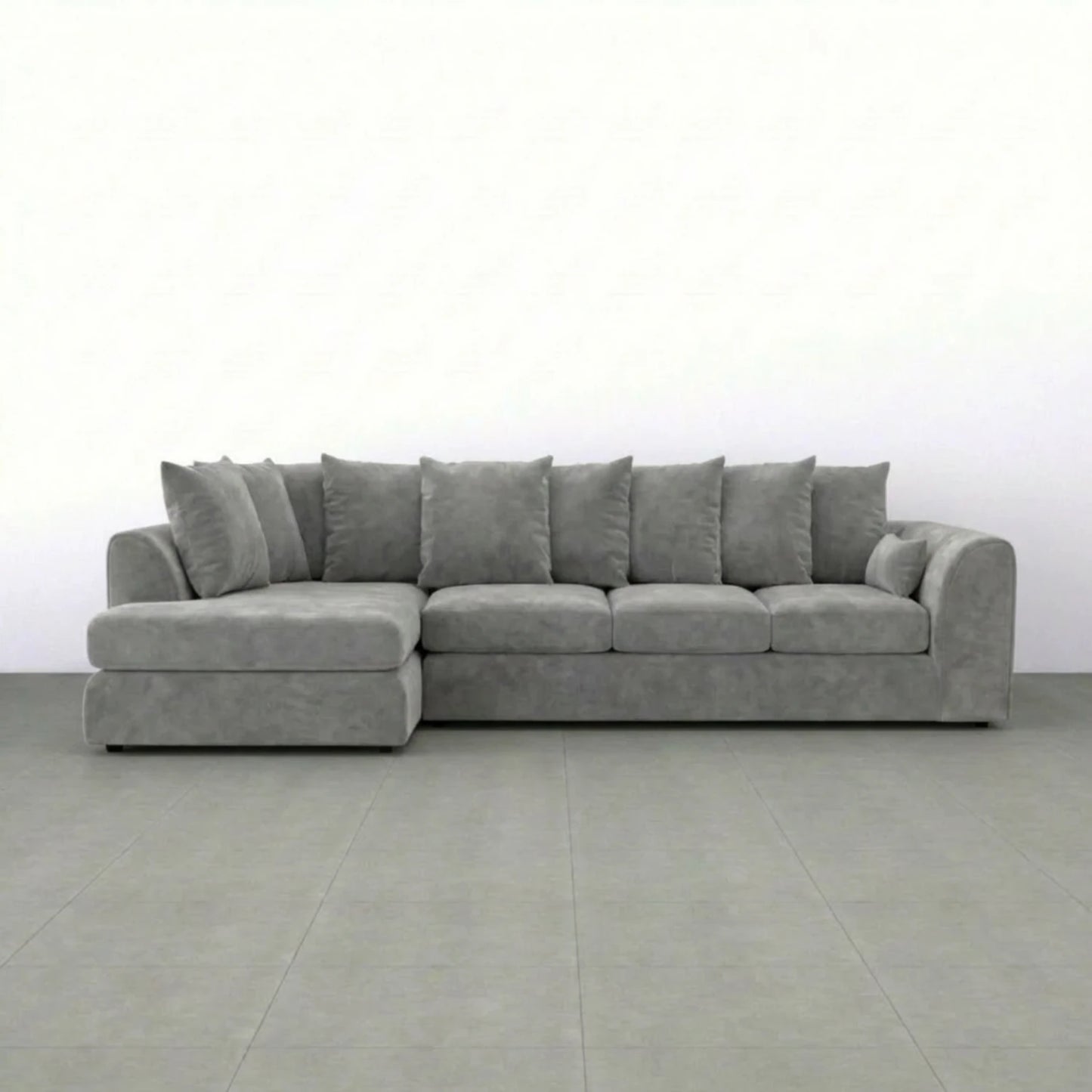 XL Left Hand Facing Light Grey