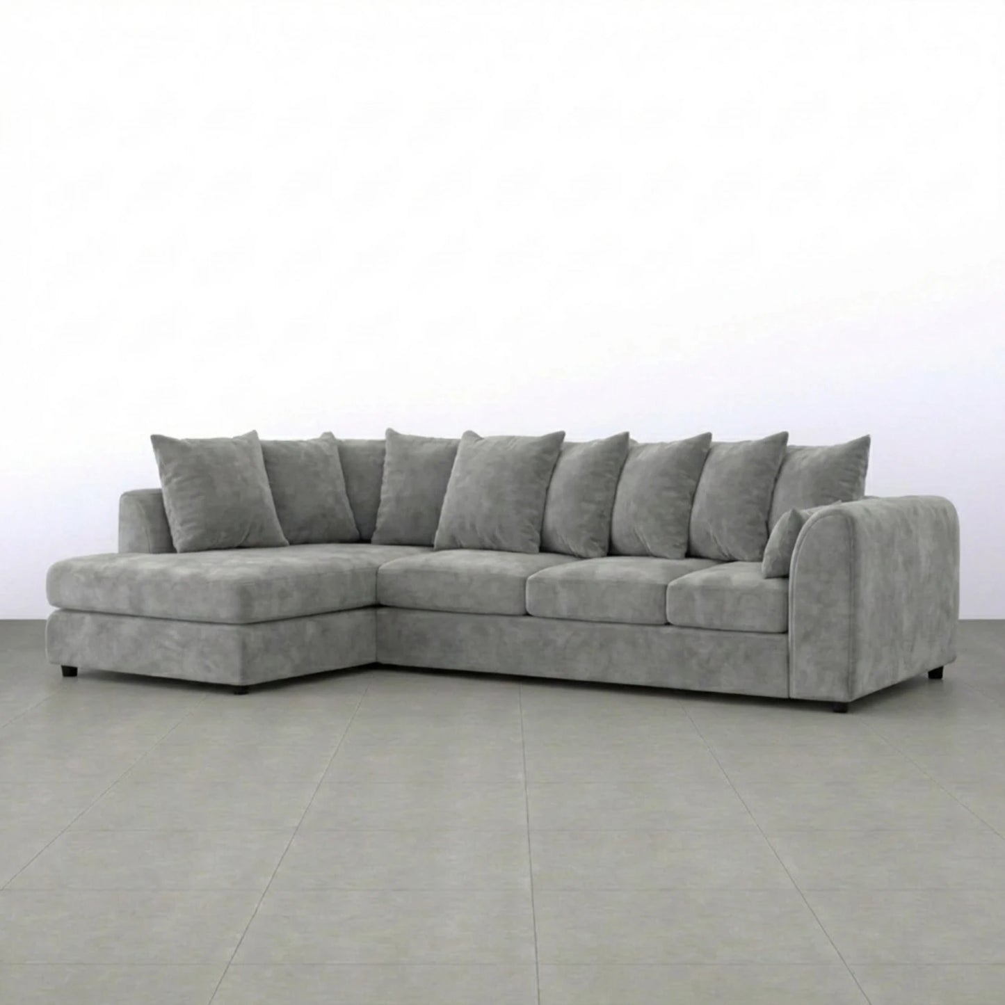 XL Left Hand Facing Light Grey