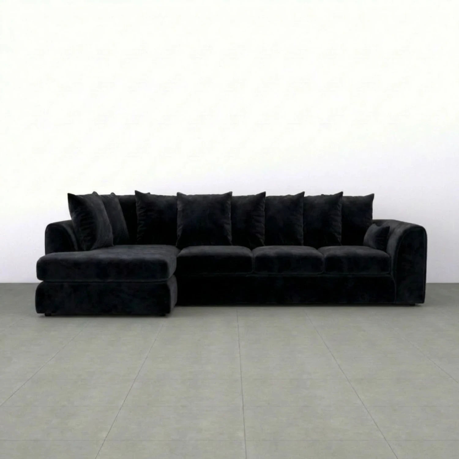 XL Left Hand Facing Black