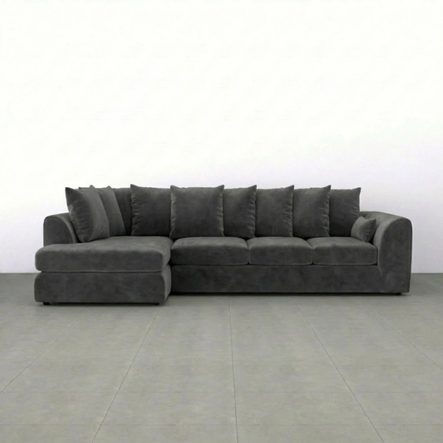 XL Left Hand Facing Dark Grey