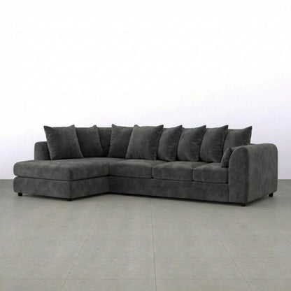 XL Left Hand Facing Dark Grey
