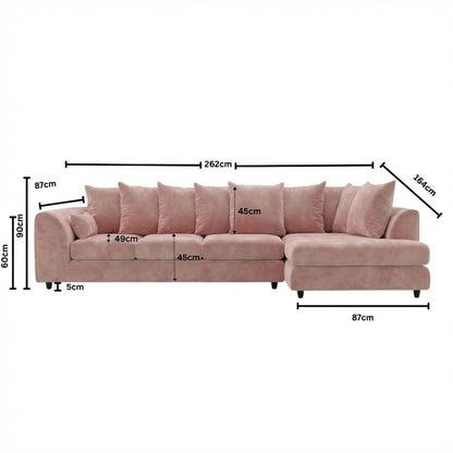 XL Right  Hand Facing Pink