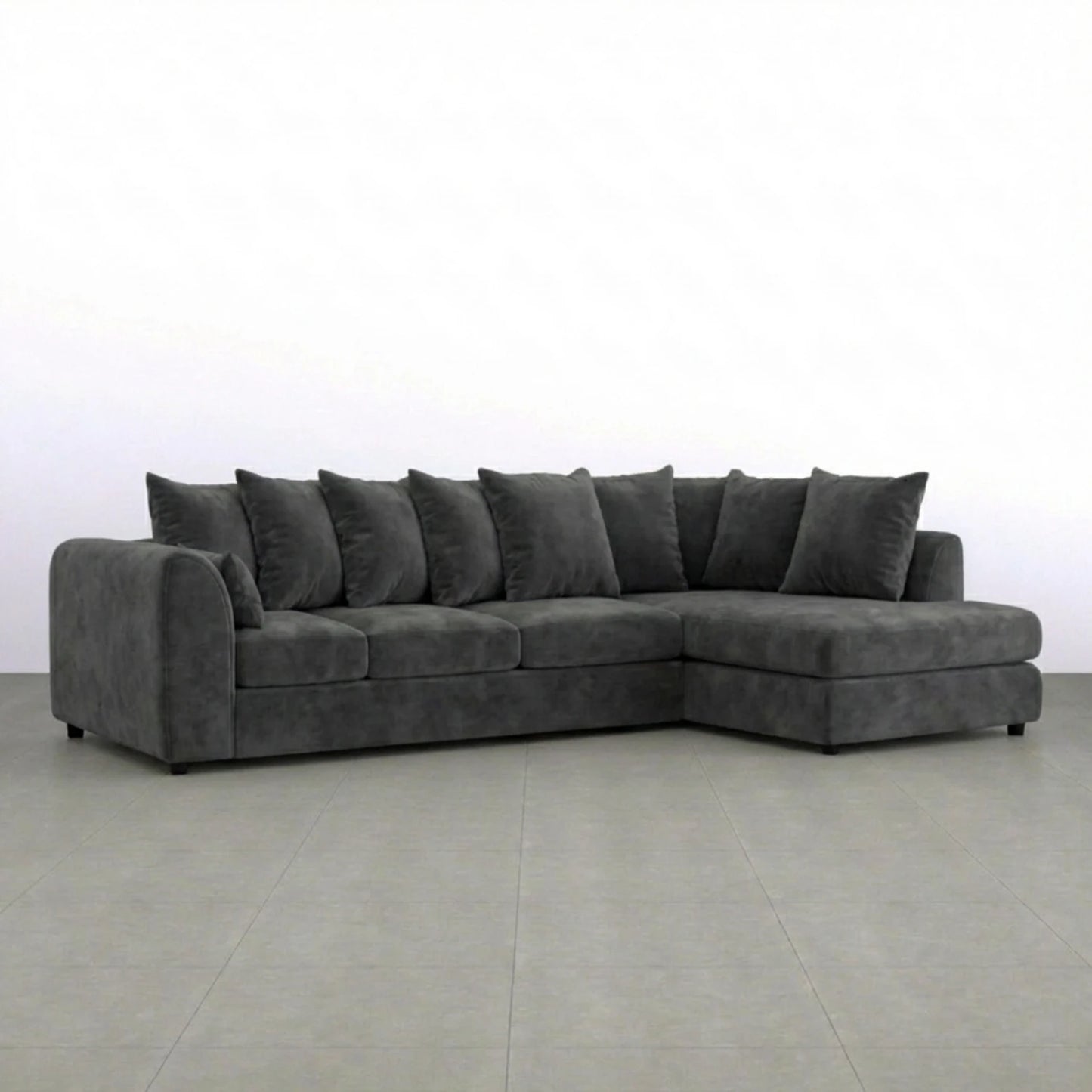 XL Right  Hand Facing Dark Grey