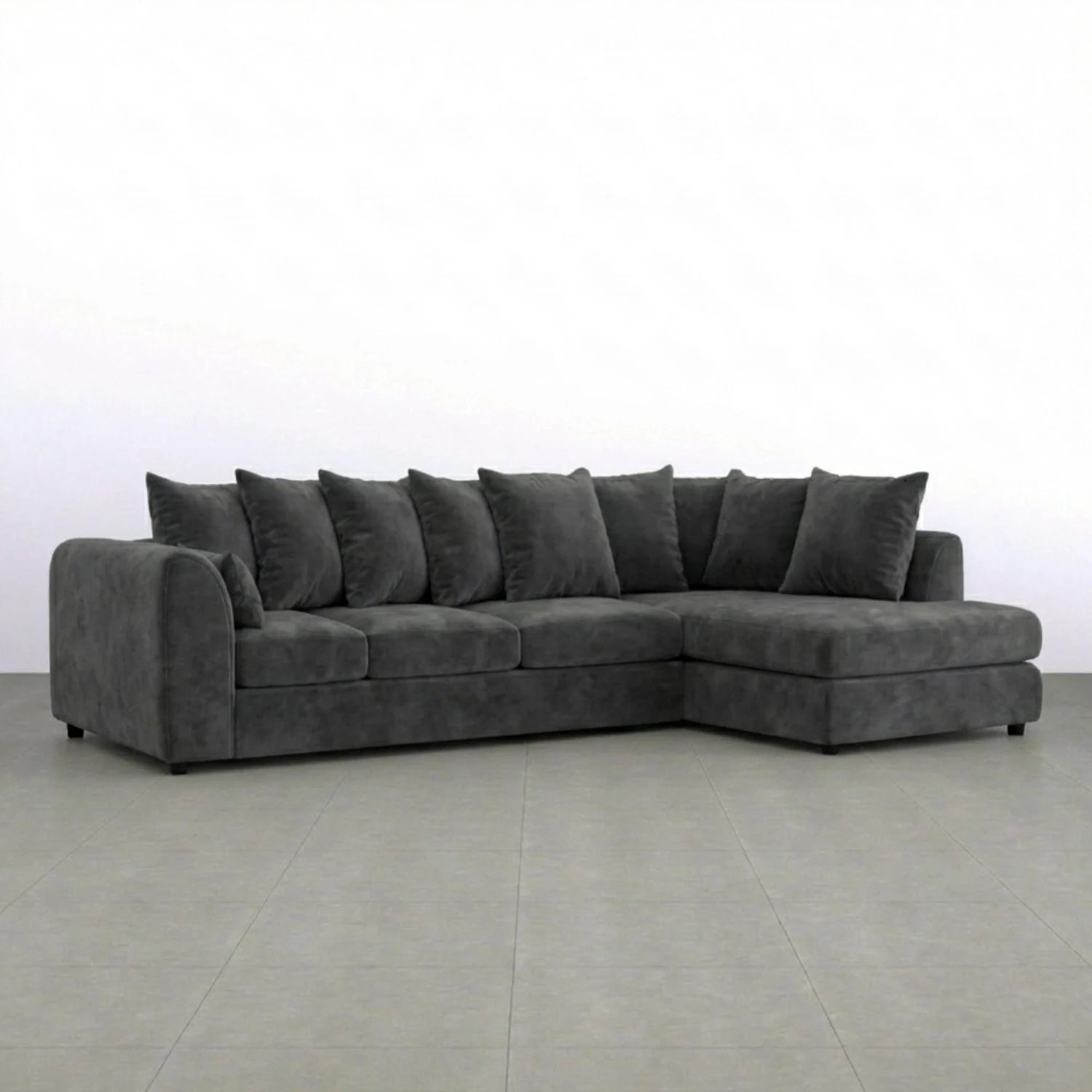 XL Right  Hand Facing Dark Grey