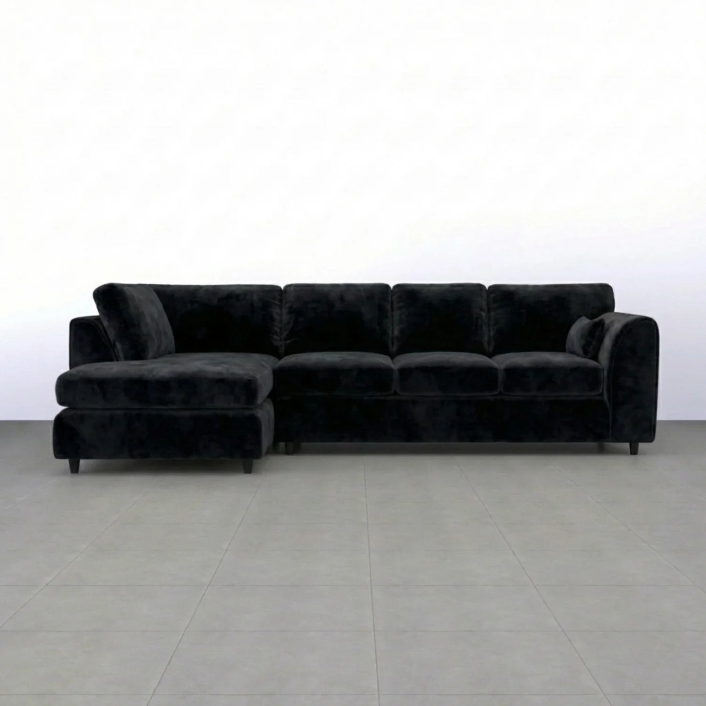 XL Left Hand Facing  Black