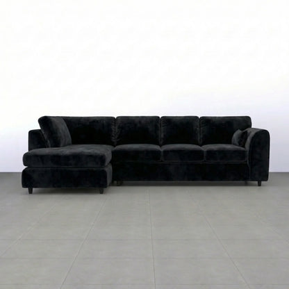 XL Left Hand Facing  Black