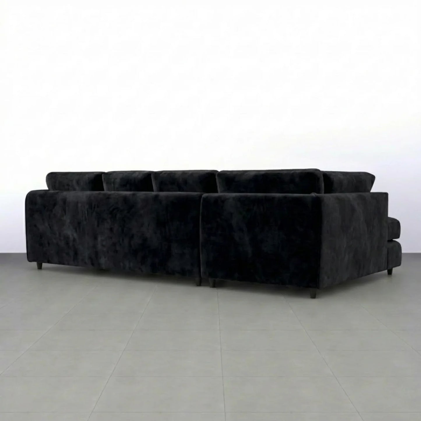 XL Left Hand Facing  Black