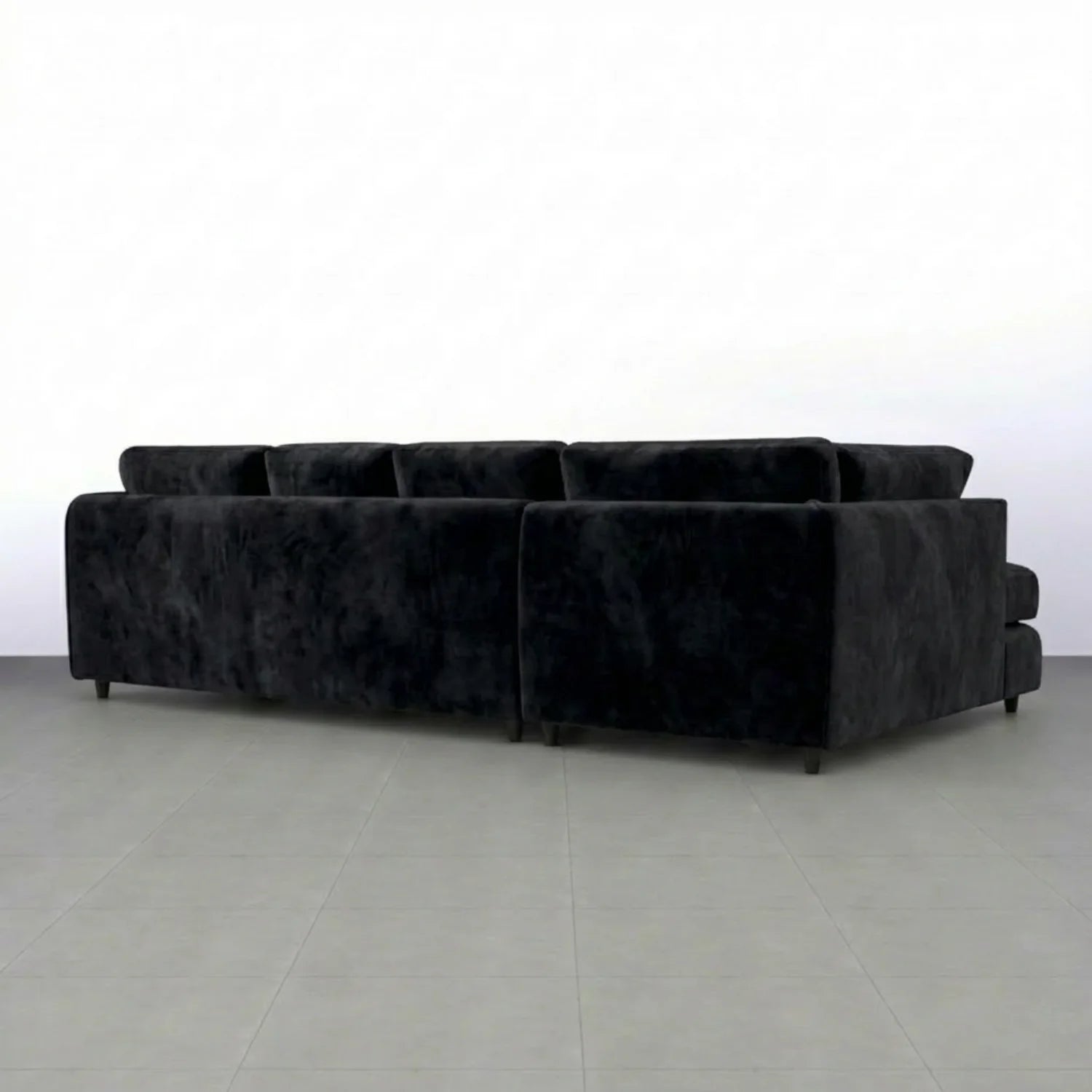 XL Left Hand Facing  Black