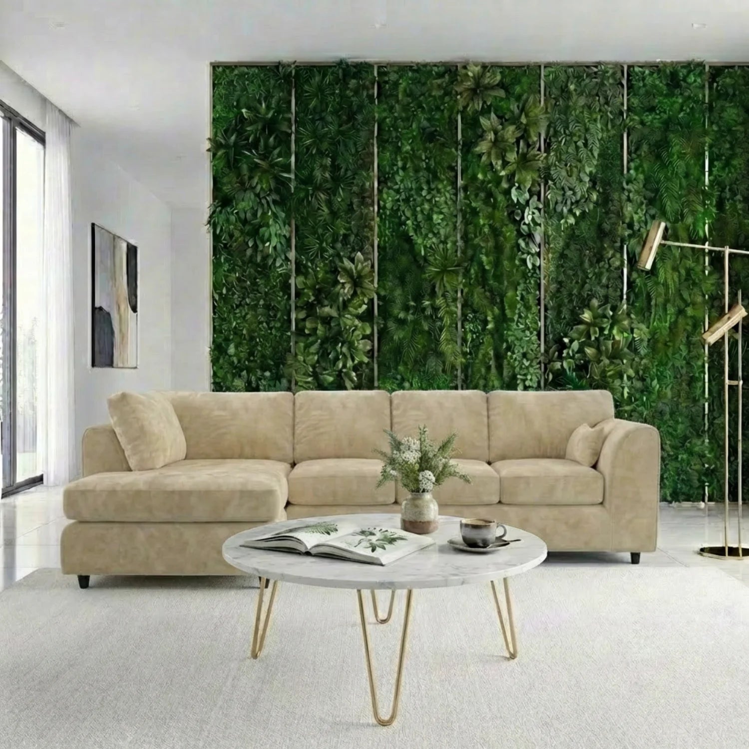 XL Left Hand Facing  Cream