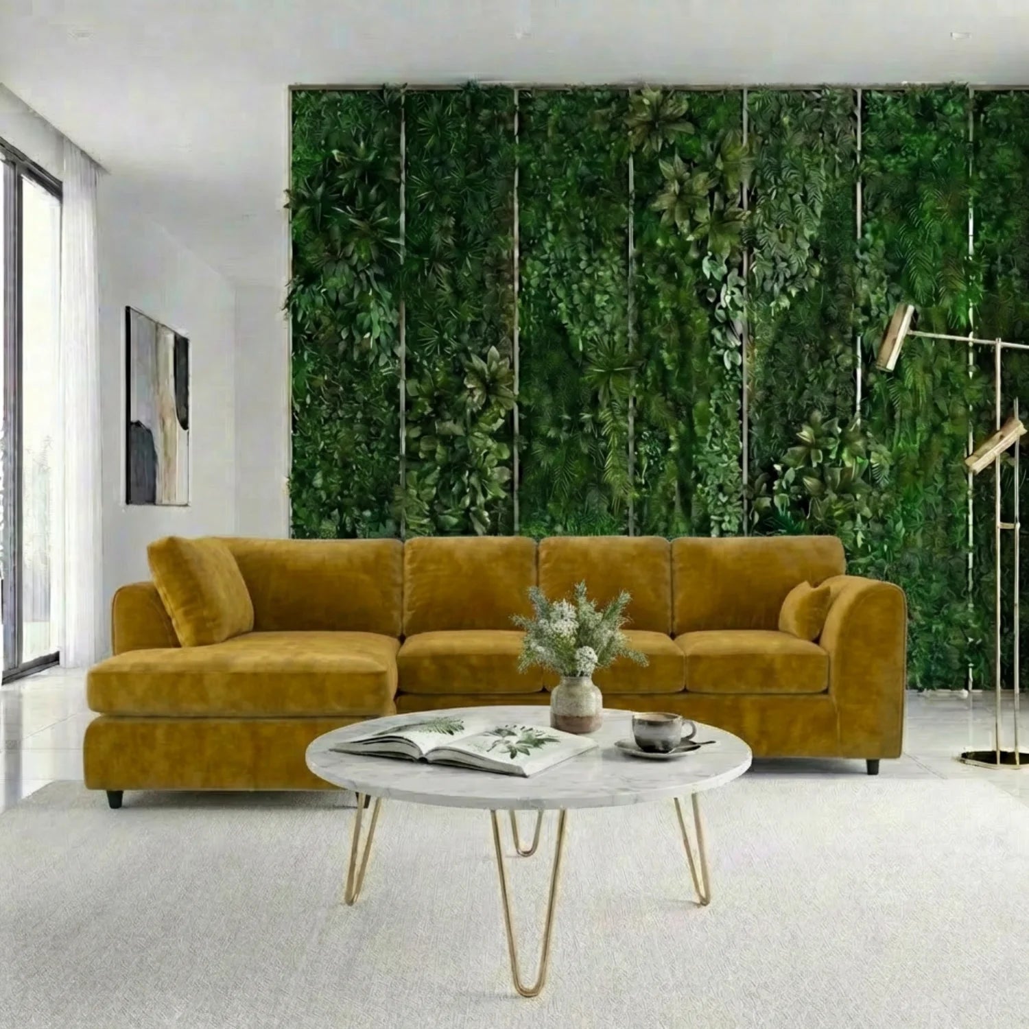 XL Left Hand Facing  Mustard