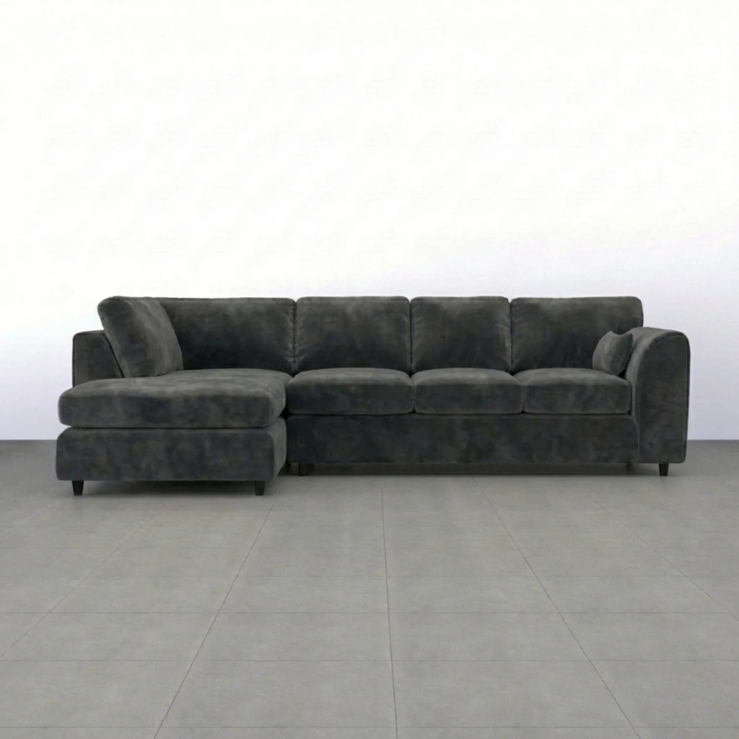 XL Left Hand Facing Dark Grey