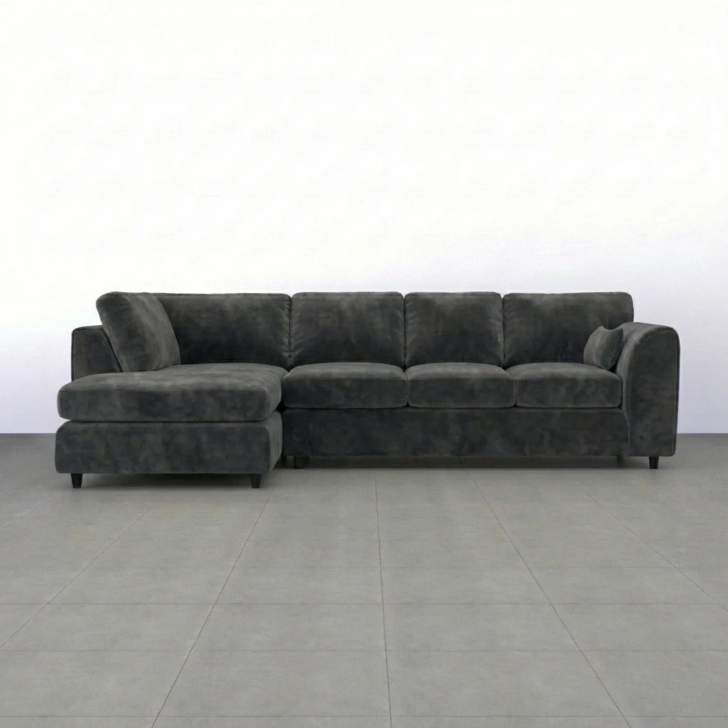 XL Left Hand Facing Dark Grey