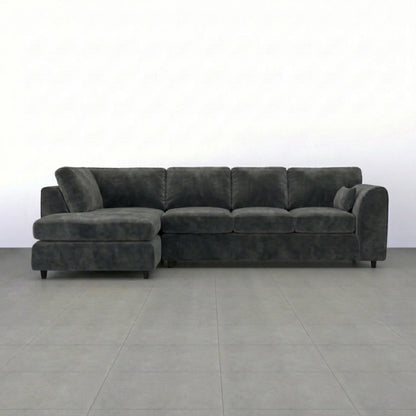 XL Left Hand Facing Dark Grey