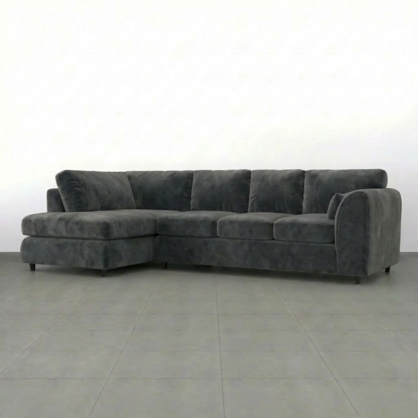 XL Left Hand Facing Dark Grey