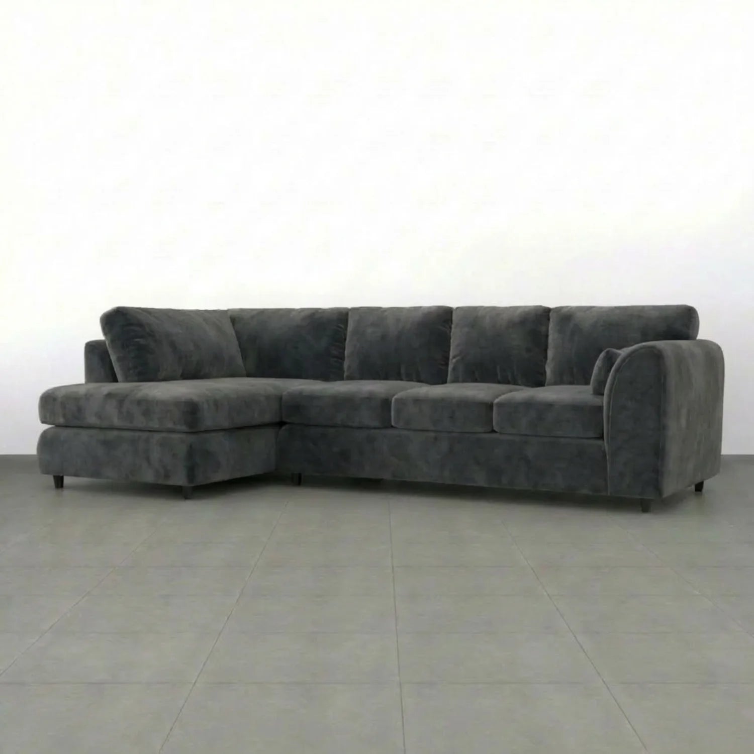 XL Left Hand Facing Dark Grey