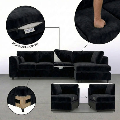 XL Right Hand Facing Black