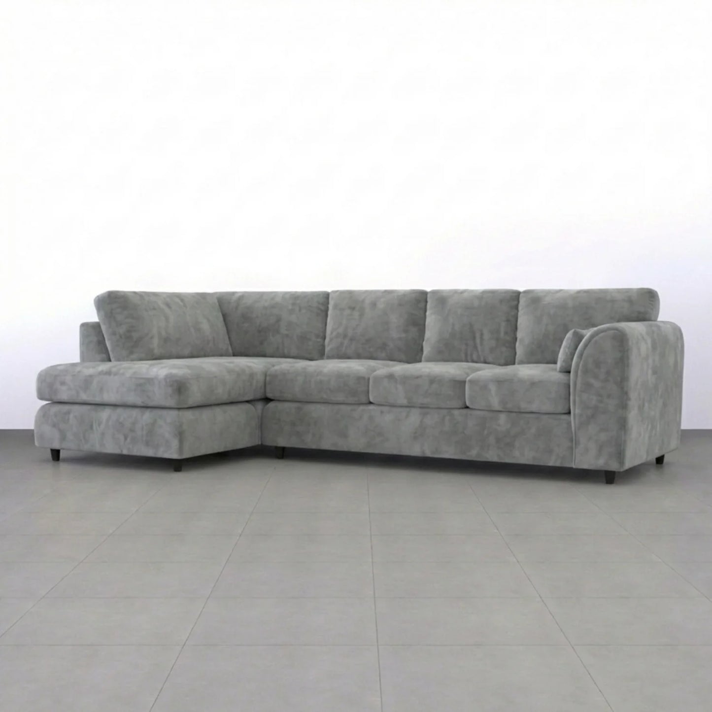 XL Left Hand Facing Light Grey