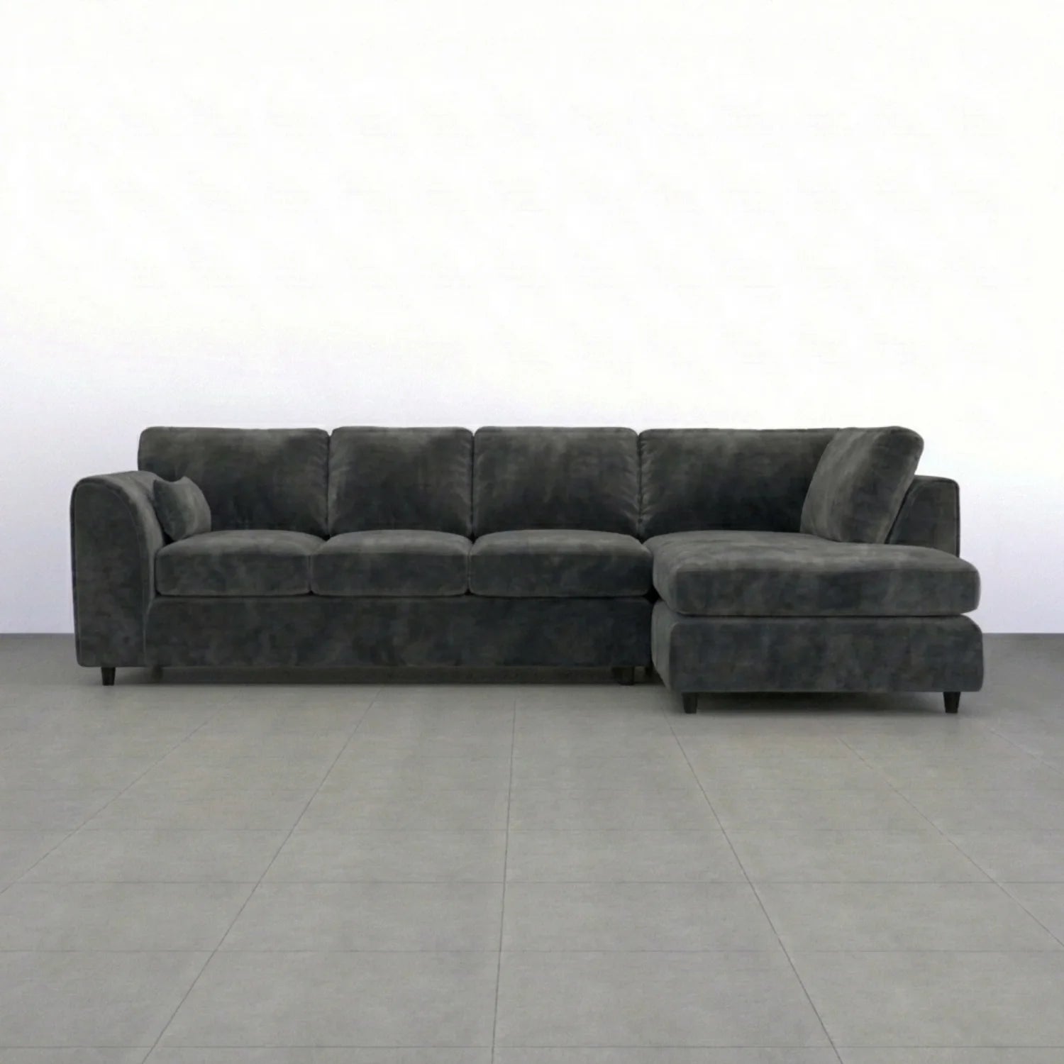 XL Right Hand Facing Dark Grey