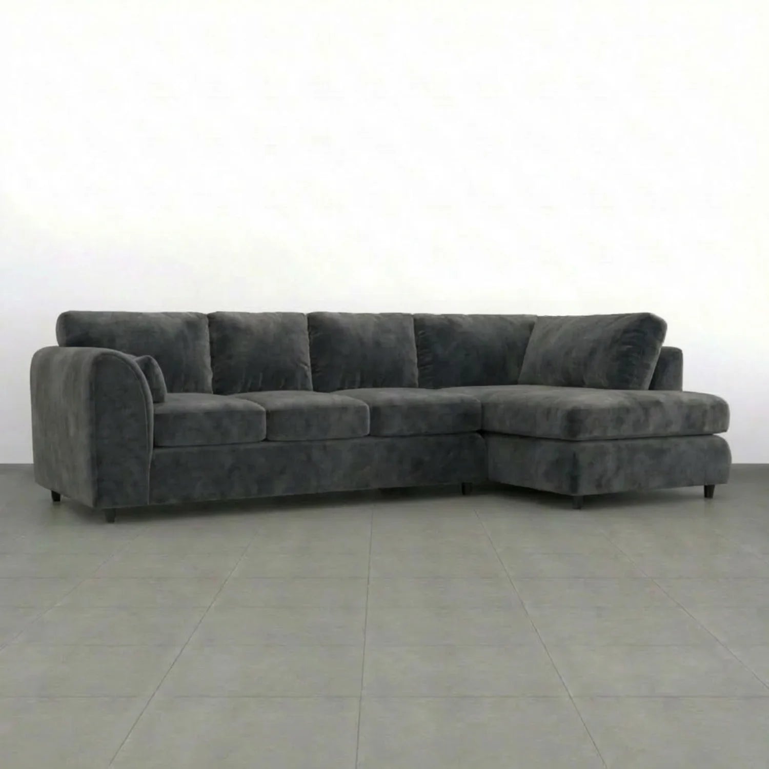 XL Right Hand Facing Dark Grey