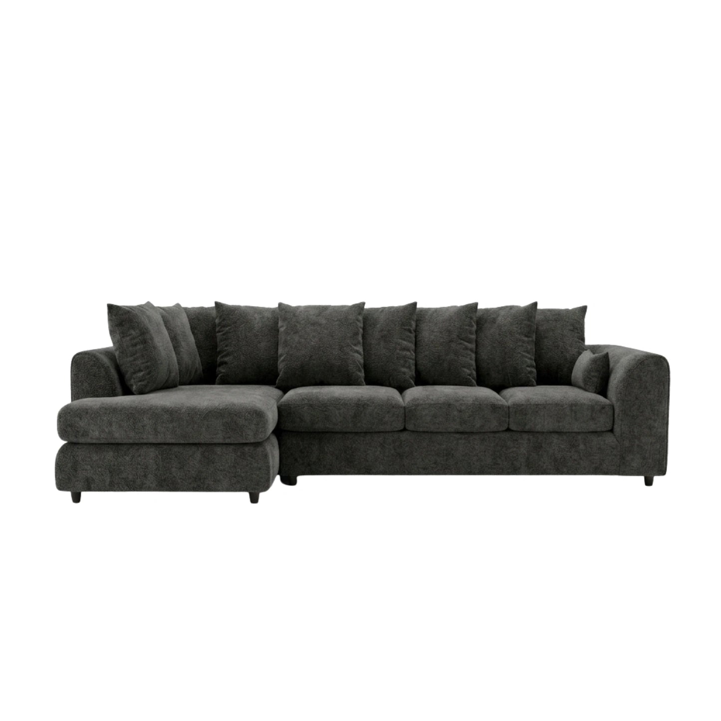 XL Left Hand Facing dark grey