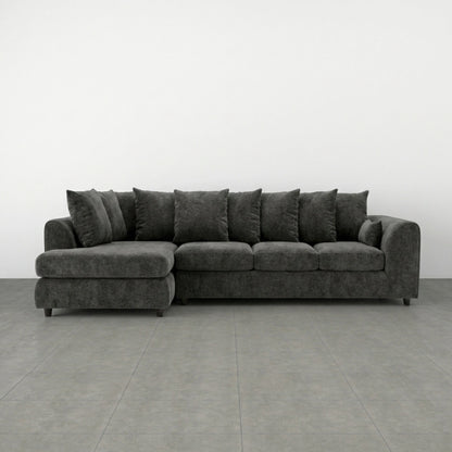 XL Left Hand Facing dark grey