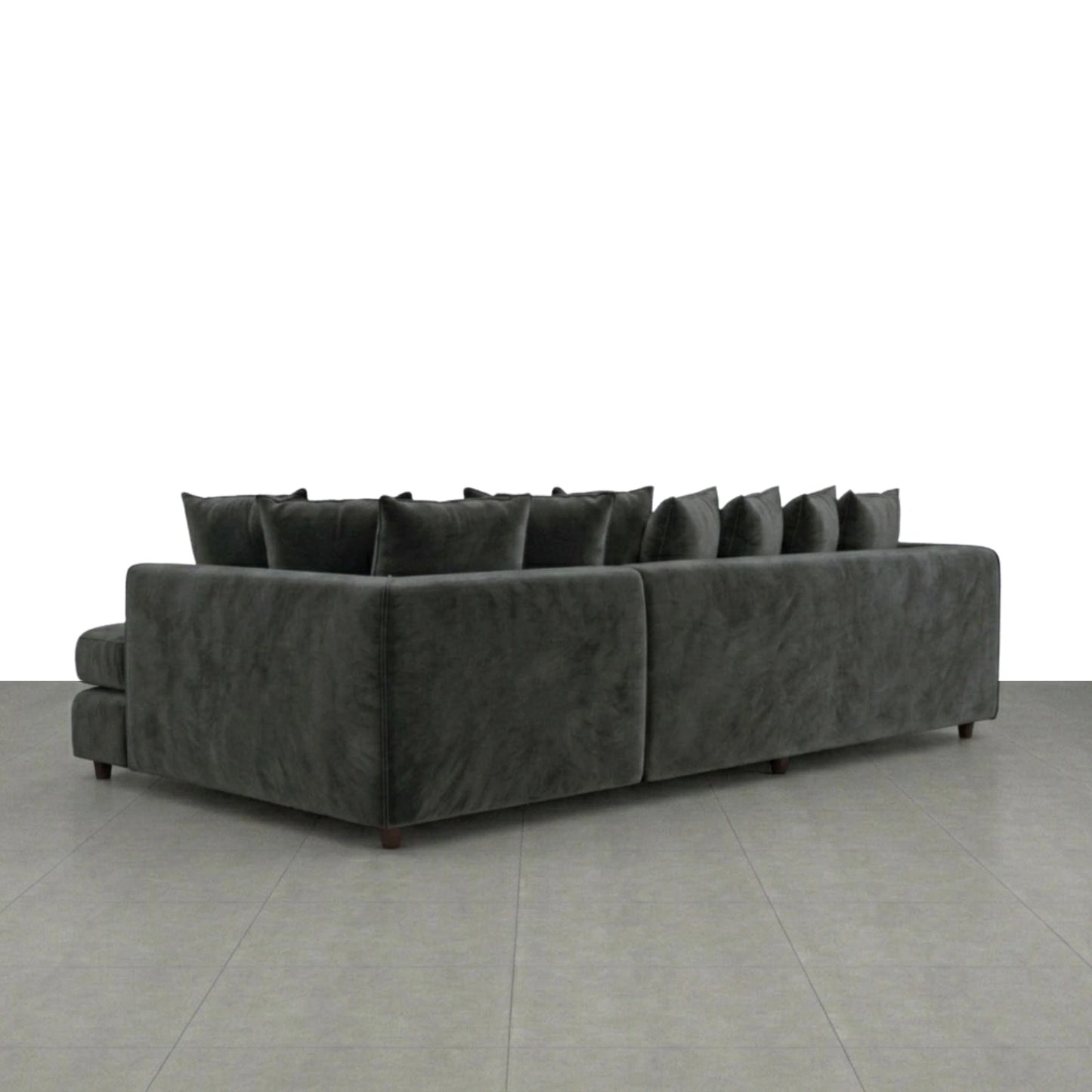 XL Right Hand Facing Dark Grey
