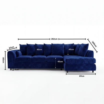 XL Right Hand Facing Midnight Blue