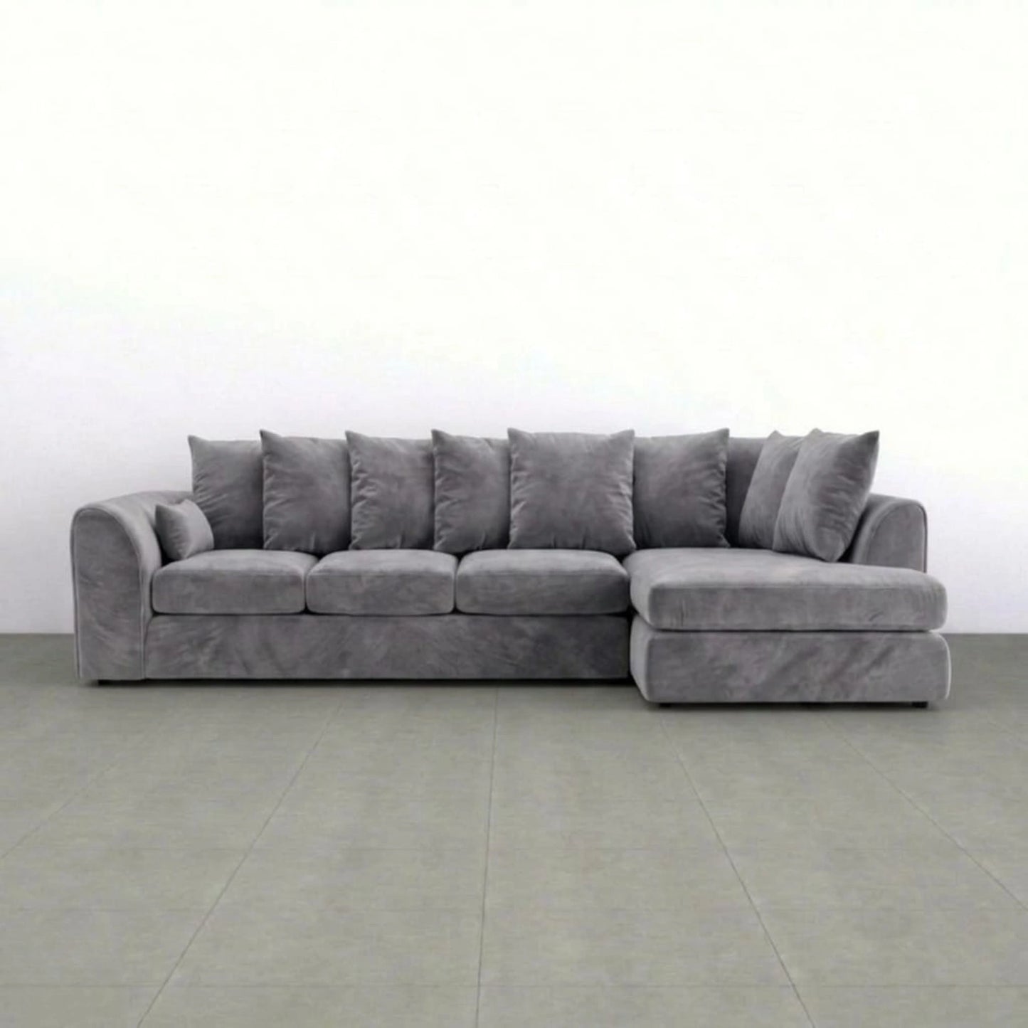 XL Right Hand Facing light grey