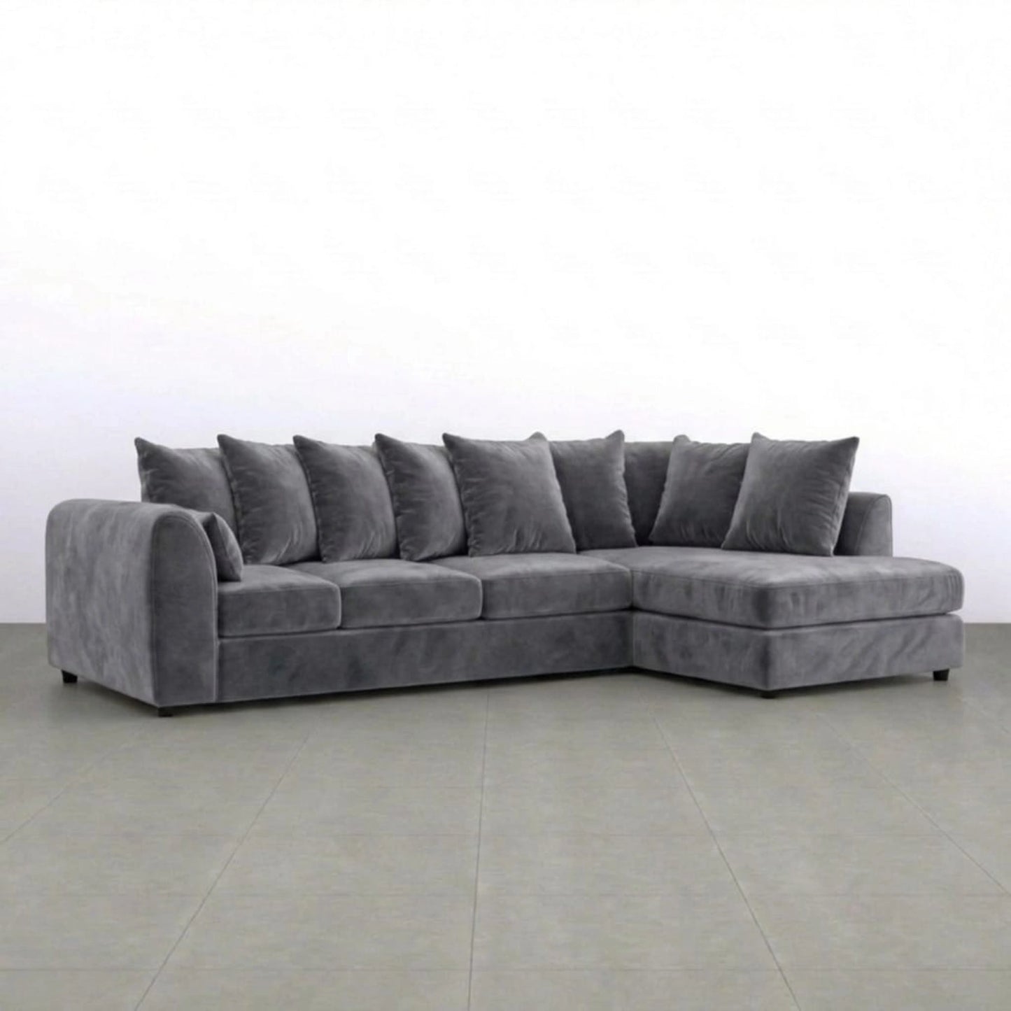 XL Right Hand Facing light grey
