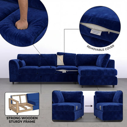 XL Right Hand Facing Midnight Blue