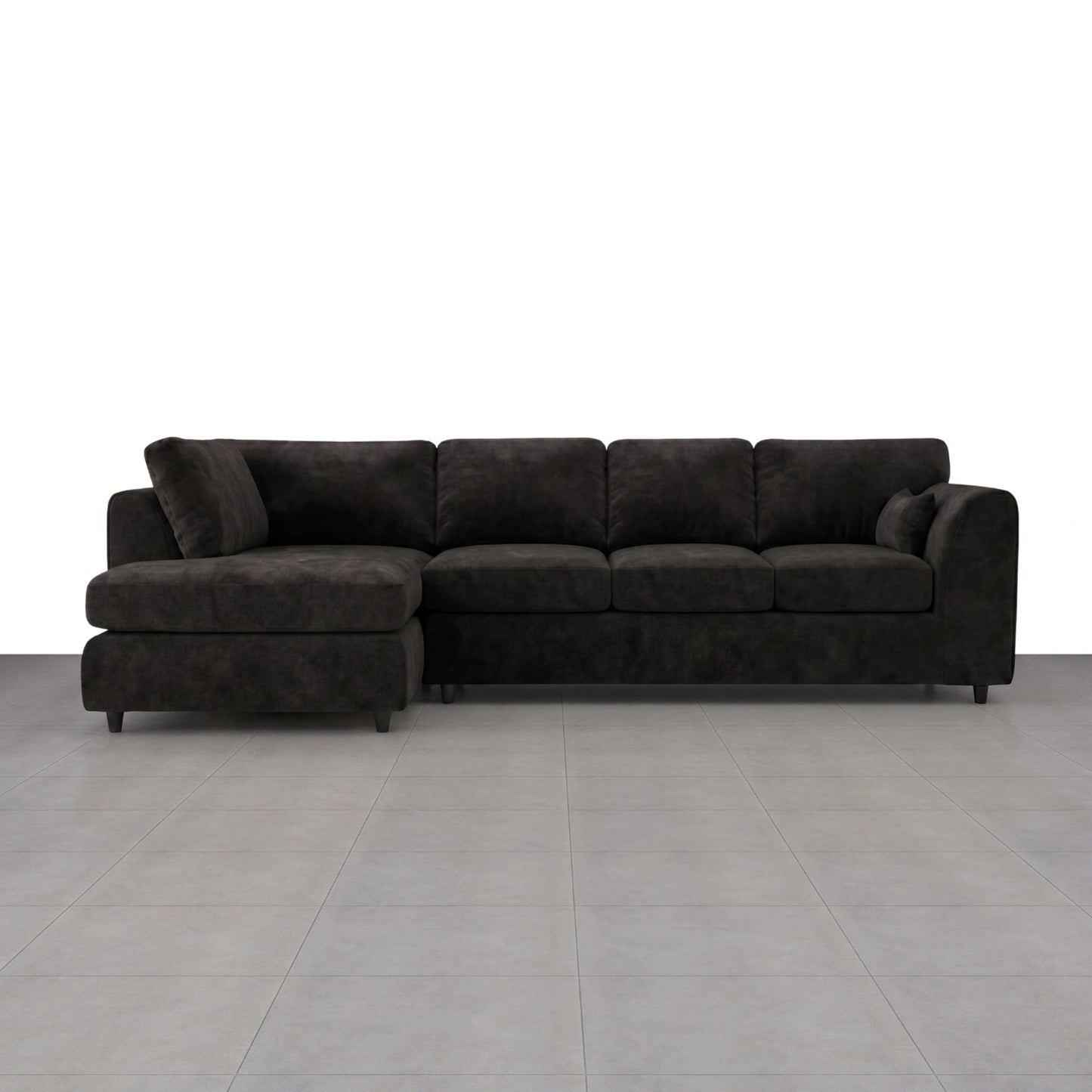 XL Left Hand Facing Black