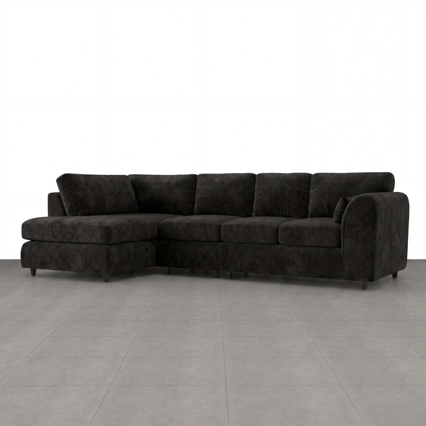XL Left Hand Facing Black
