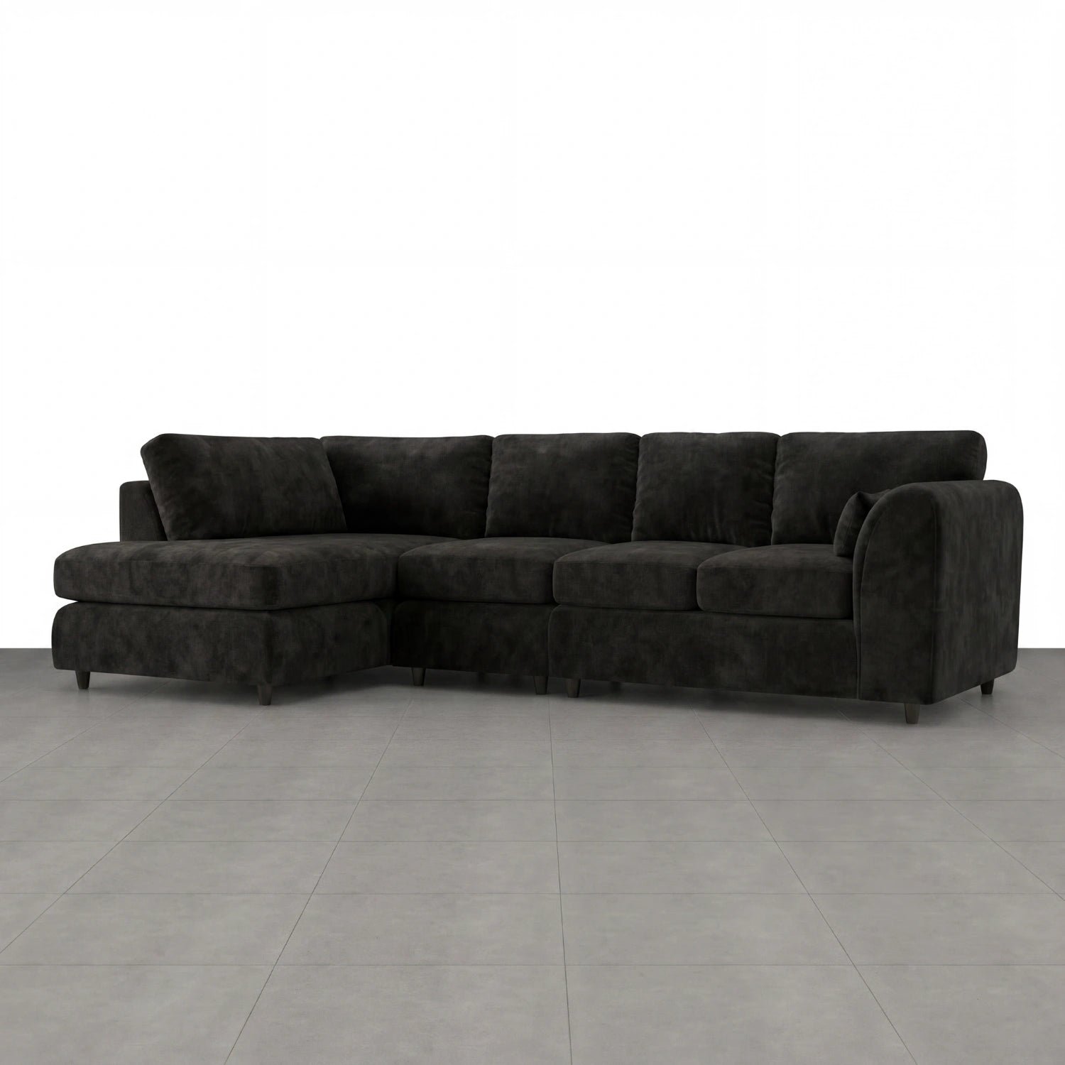 XL Left Hand Facing Black
