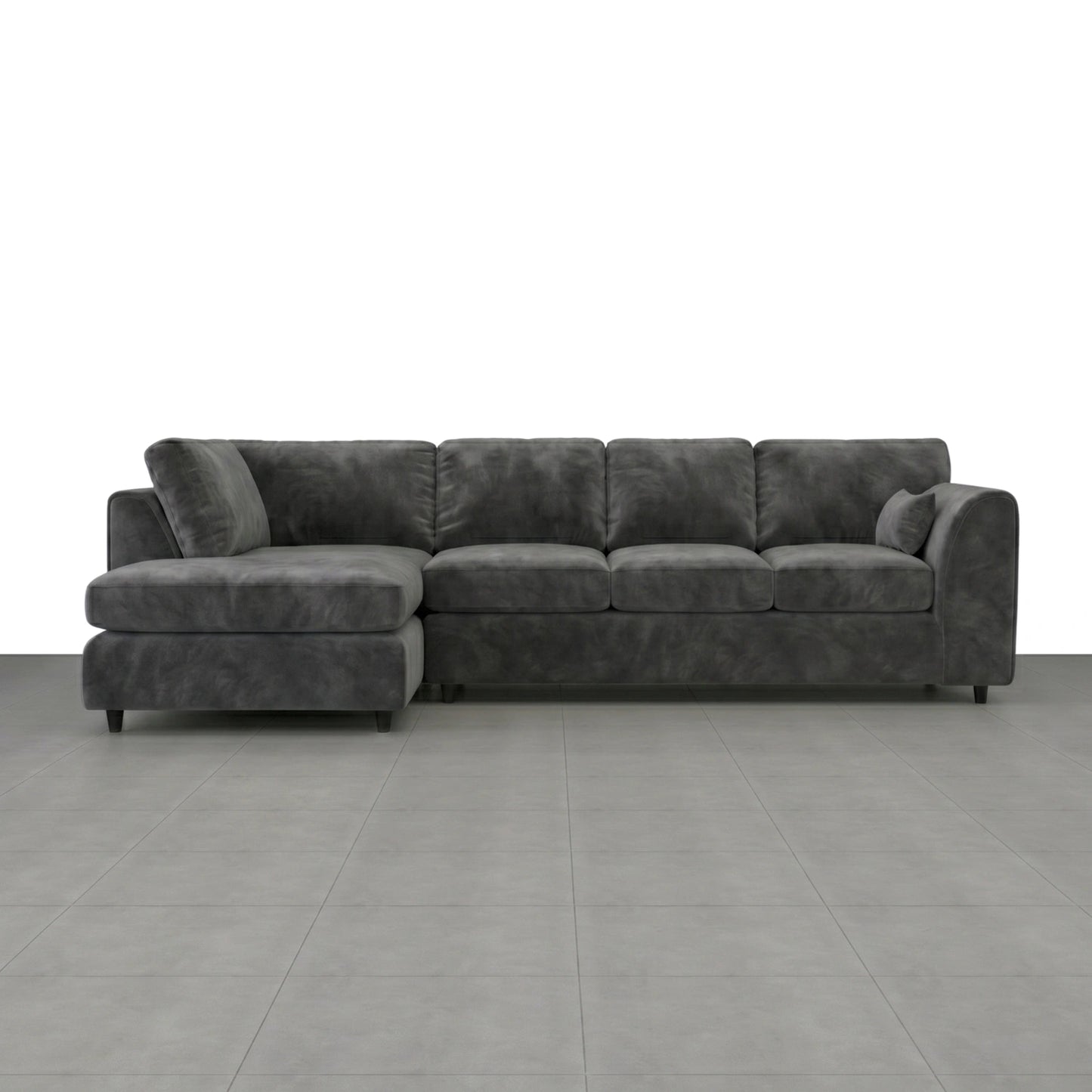 XL Left Hand Facing Dark Grey