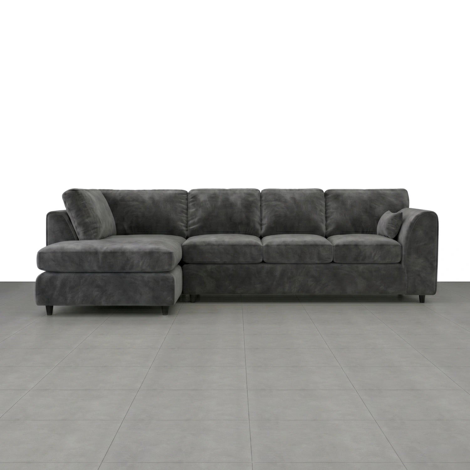 XL Left Hand Facing Dark Grey