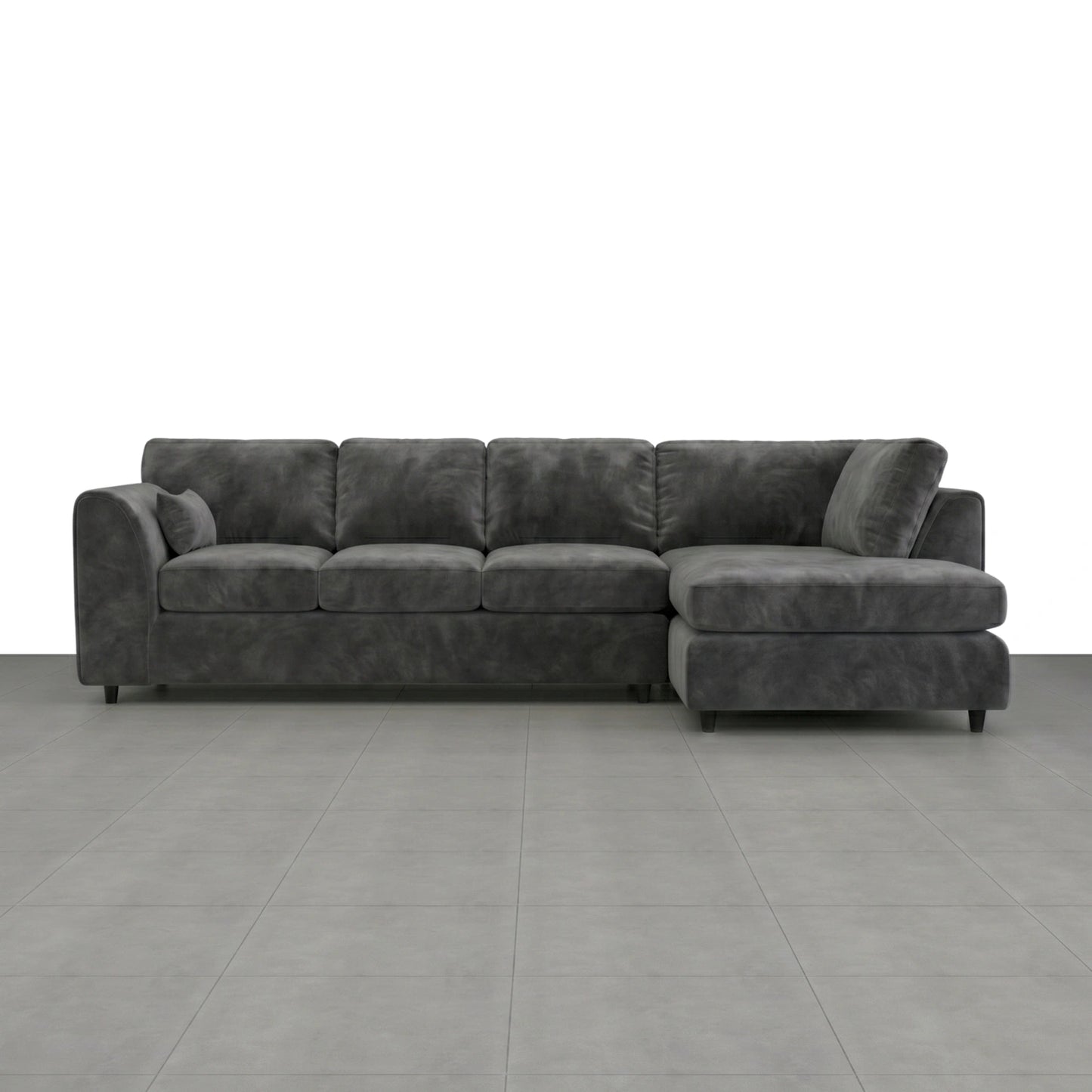 XL Right Hand Facing Dark Grey