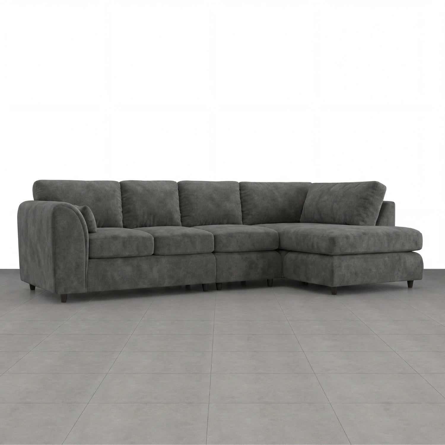 XL Right Hand Facing Dark Grey
