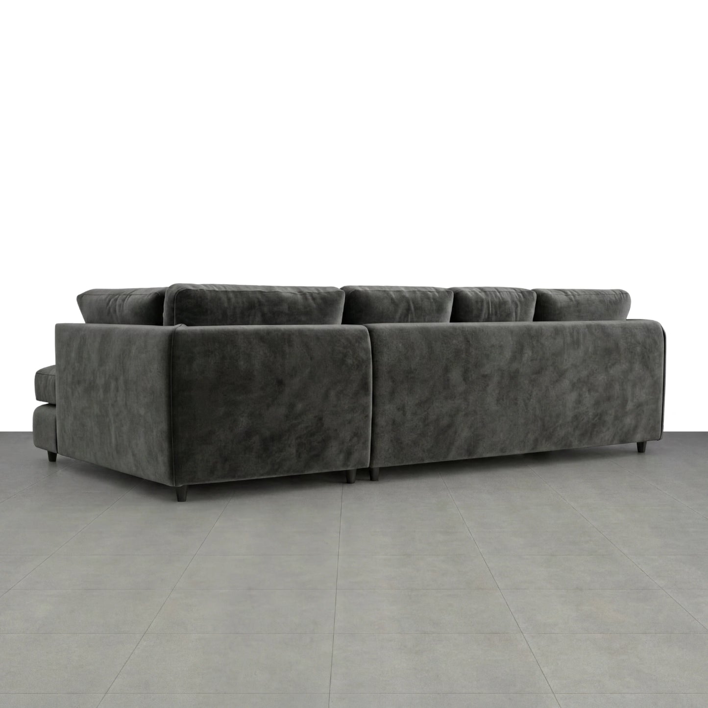 XL Right Hand Facing Dark Grey