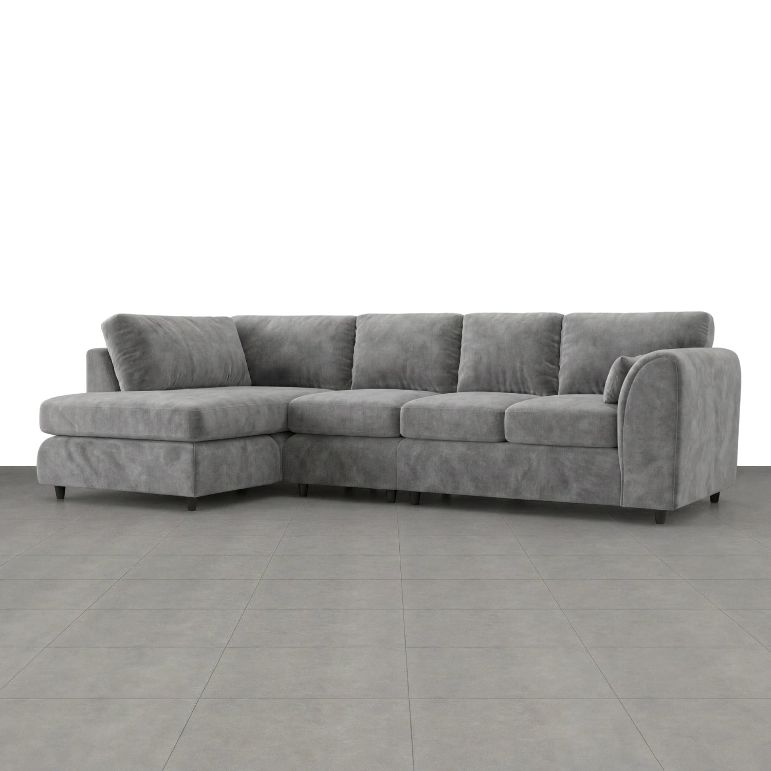 XL Left Hand Facing Light Grey